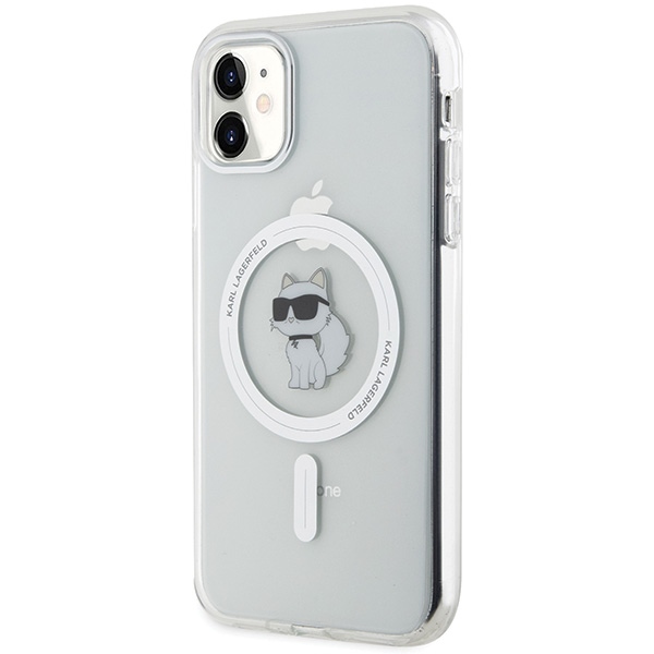 Karl Lagerfeld MagSafe dėklas iPhone 11/XR – skaidrus
