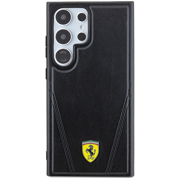 Ferrari MagSafe dėklas Samsung Galaxy S24 Ultra – juodas