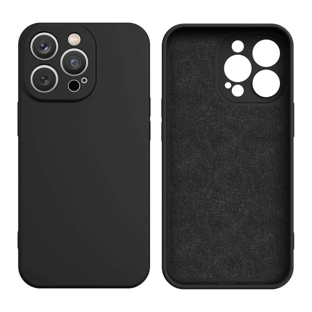 Silikoninis dėklas Samsung Galaxy S24 Ultra – juodas