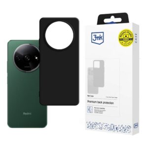 3mk matinis dėklas, skirtas Xiaomi Redmi A3 - juodas