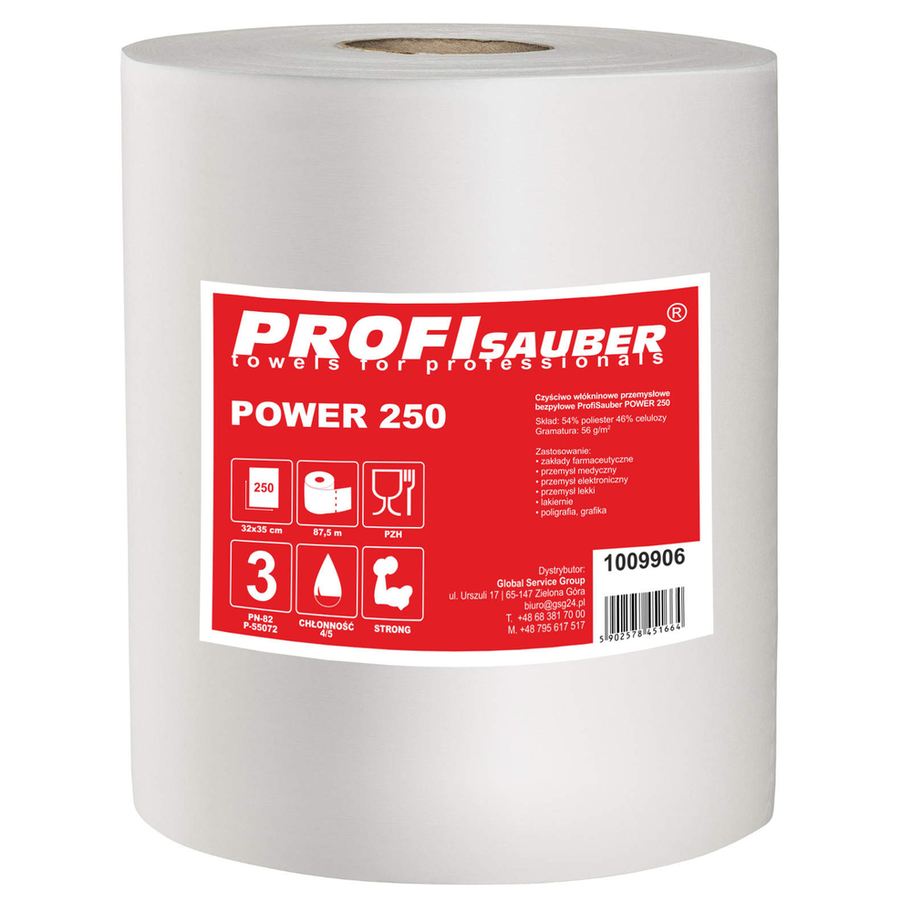 Absorbentinis neaudinis pramoninis valymo skuduras ProfiSauber POWER 250