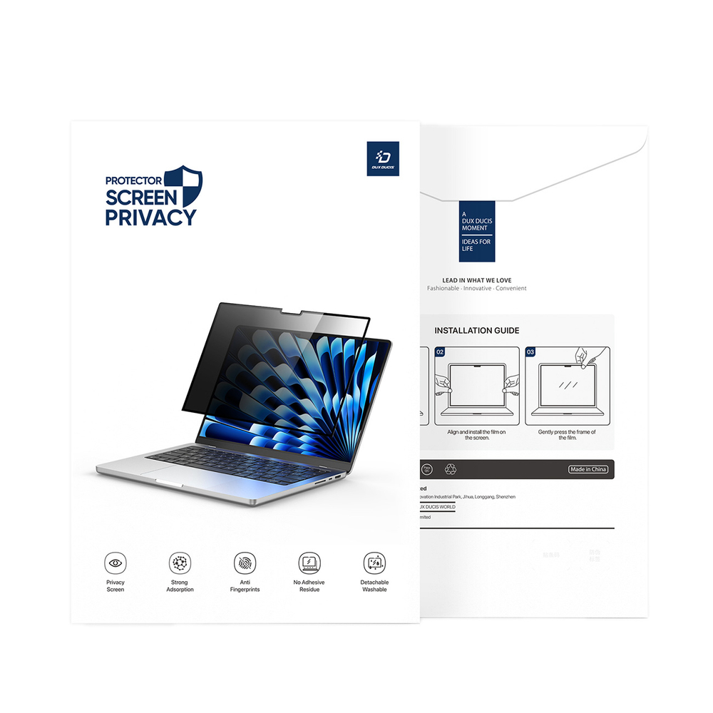 Dux Ducis Privatumas Film, skirtas MacBook Pro 15'' (2017/2018)