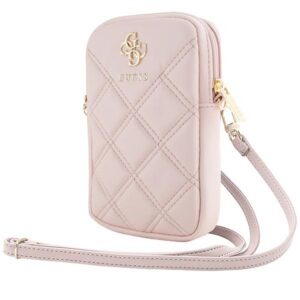 Guess Zip Quilted 4G krepšys - rožinės spalvos