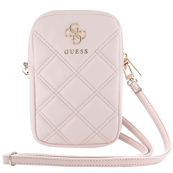 Guess Zip Quilted 4G krepšys - rožinės spalvos
