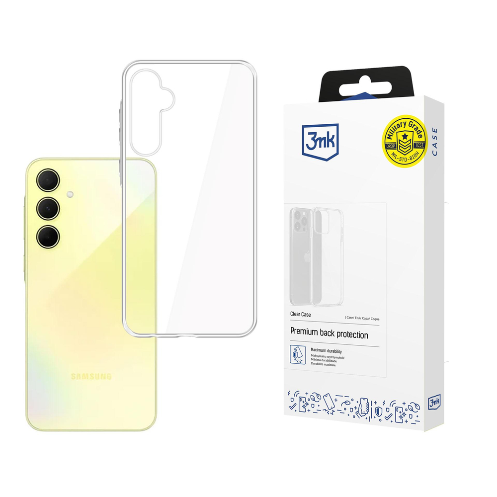 3mk skaidrus dėklas, skirtas Samsung Galaxy A35 5G - skaidrus