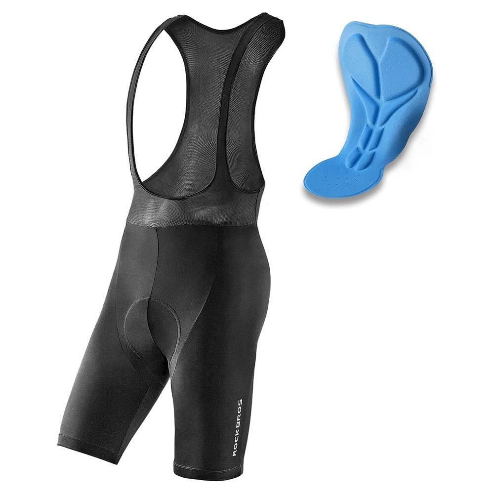 Rockbros RK20023XL trumpi atlečių šortai su XXXL intarpu - juoda