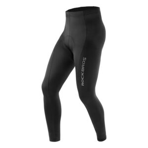Rockbros RK20043XL Dvelkūs dviratininkų kelnės su XXXL pagalvėle - juodos spalvos