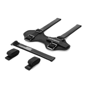 Rockbros 50210064001 lipūs dviračio dirželis Bluetooth garsiakalbiam ar vandens buteliui - juodas