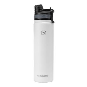 Rockbros 35210029006 šiluminė dviračio gertuvė gėrimams 650 ml - balta