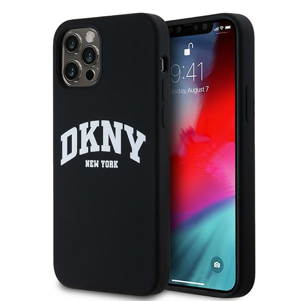DKNY MagSafe dėklas iPhone 12/12 Pro – juodas