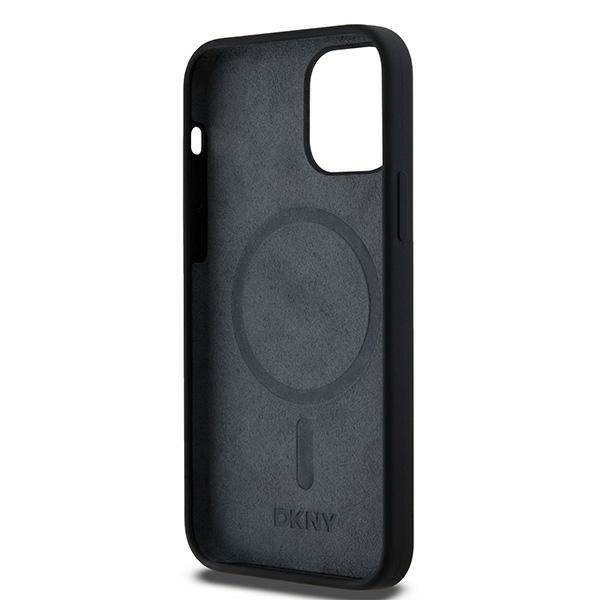 DKNY MagSafe dėklas iPhone 12/12 Pro – juodas