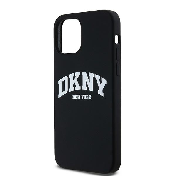 DKNY MagSafe dėklas iPhone 12/12 Pro – juodas