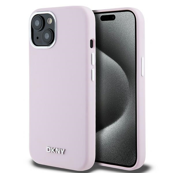 DKNY MagSafe dėklas iPhone 15/14/13 – rožinis