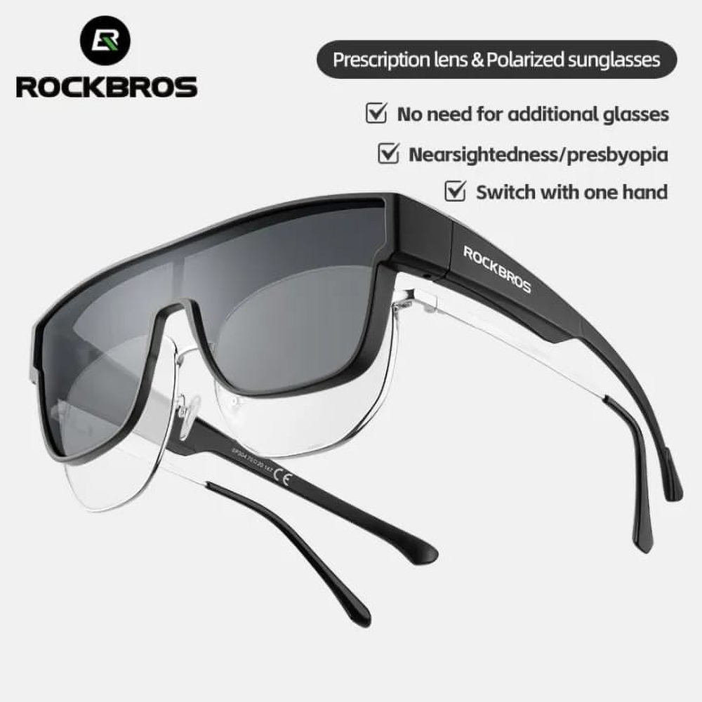 Rockbros SP304 poliarizuoti dviračio akiniai - Juoda