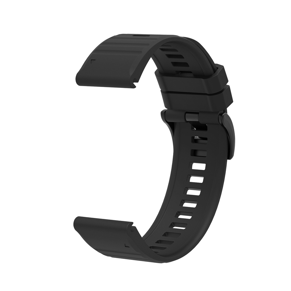Silikoninis dirželis, skirtas Garmin Fenix 3 / 5X / 6X / 7X Pro - juodas
