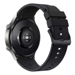 Silikoninis dirželis, skirtas Huawei Watch GT 2 / 3 / 4 / 2 Pro / 3 Pro / 4 Pro / GT 2e - juodas