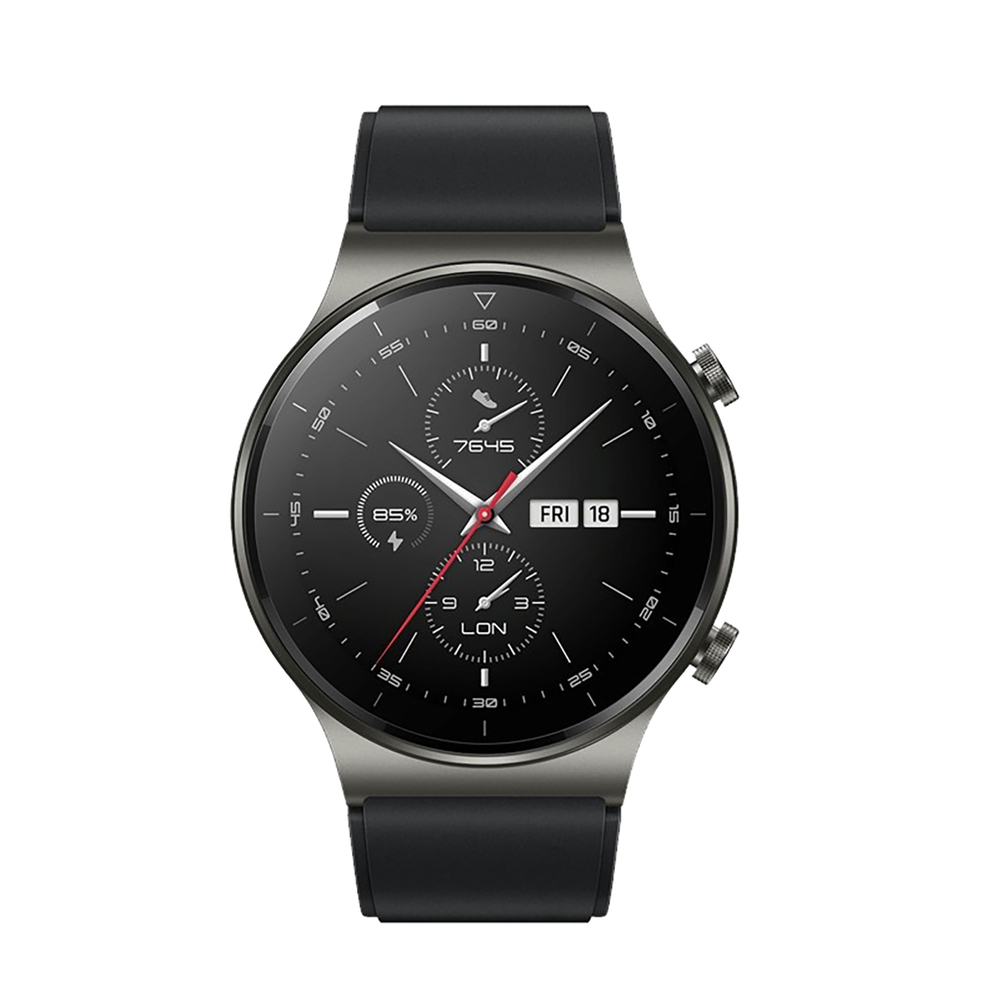 Silikoninis dirželis, skirtas Huawei Watch GT 2 / 3 / 4 / 2 Pro / 3 Pro / 4 Pro / GT 2e - juodas