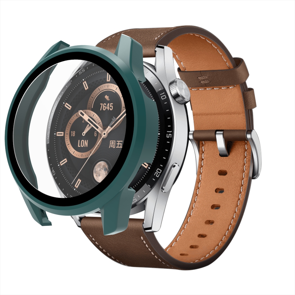 Apsauginis stiklas su rėmeliu Huawei Watch GT3 42 mm – žalias