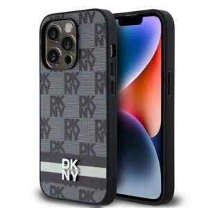 DKNY odinis dėklas iPhone 14 Pro – juodas