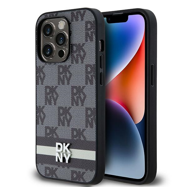 DKNY odinis dėklas iPhone 14 Pro – juodas
