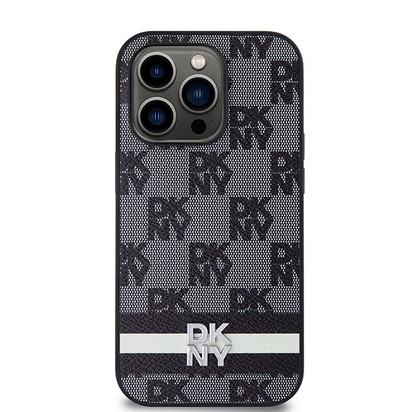 DKNY odinis dėklas iPhone 14 Pro – juodas