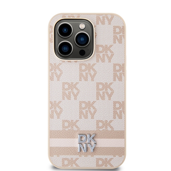 DKNY odinis dėklas iPhone 14 Pro – rožinis