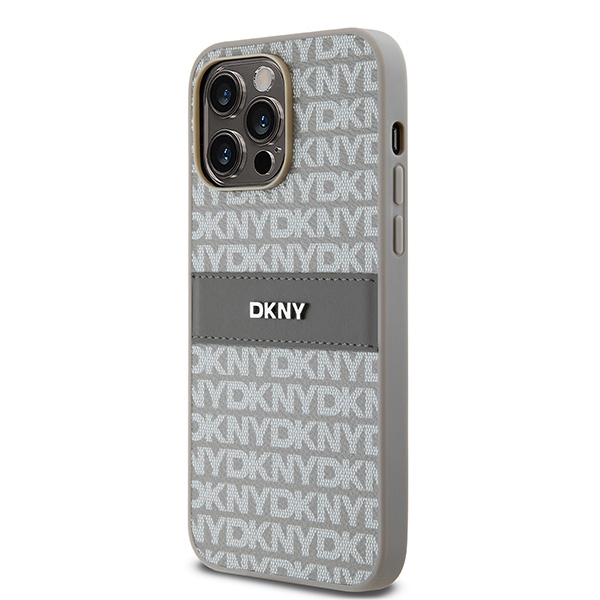 DKNY dėklas iPhone 14 Pro – smėlinis