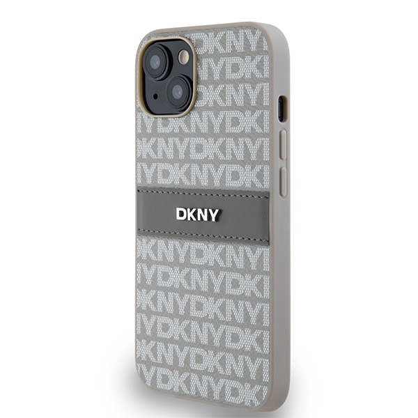 DKNY dėklas iPhone 15/14/13 6,1" – smėlinis