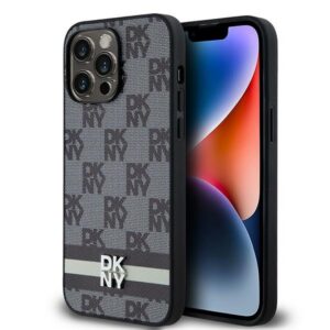 DKNY odinis dėklas iPhone 14 Pro Max – juodas