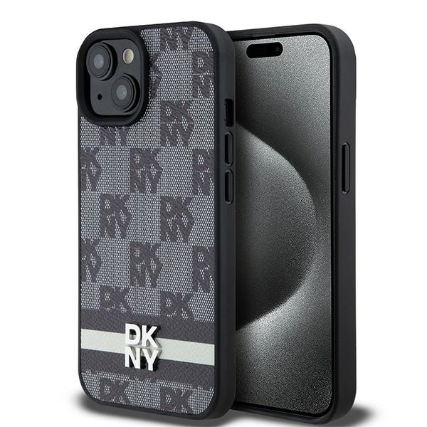 DKNY odinis dėklas iPhone 15/14/13 – juodas