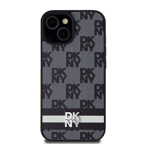 DKNY odinis dėklas iPhone 15/14/13 – juodas