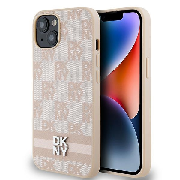DKNY dėklas iPhone 15/14/13 6,1" – rožinis