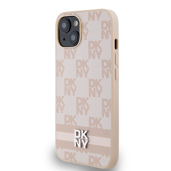 DKNY dėklas iPhone 15/14/13 6,1" – rožinis