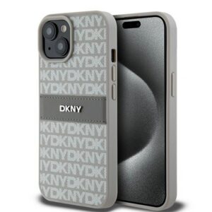 DKNY dėklas iPhone 15/14/13 6,1" – smėlinis