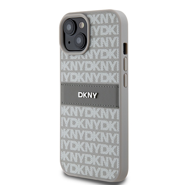 DKNY dėklas iPhone 15/14/13 6,1" – smėlinis