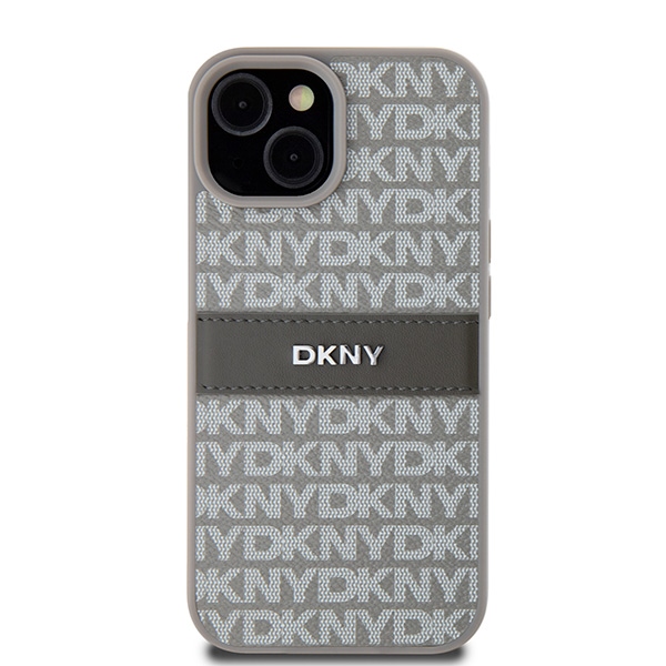 DKNY dėklas iPhone 15/14/13 6,1" – smėlinis