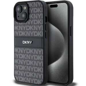 DKNY eko odos dėklas iPhone 15/14/13 – juodas