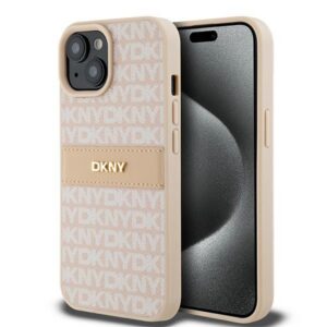 DKNY odinis dėklas iPhone 15/14/13 – rožinis