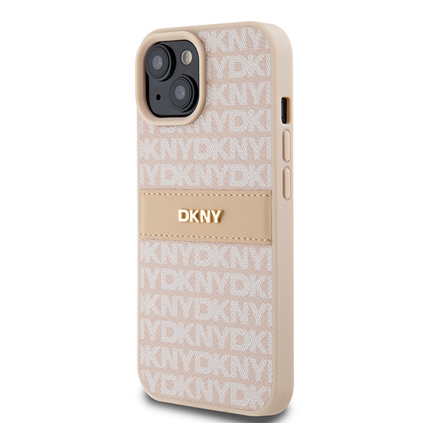 DKNY odinis dėklas iPhone 15/14/13 – rožinis