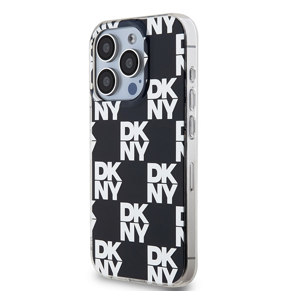 DKNY dėklas iPhone 15 Pro Max – juodas