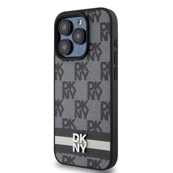 DKNY dėklas iPhone 15 Pro Max – juodas