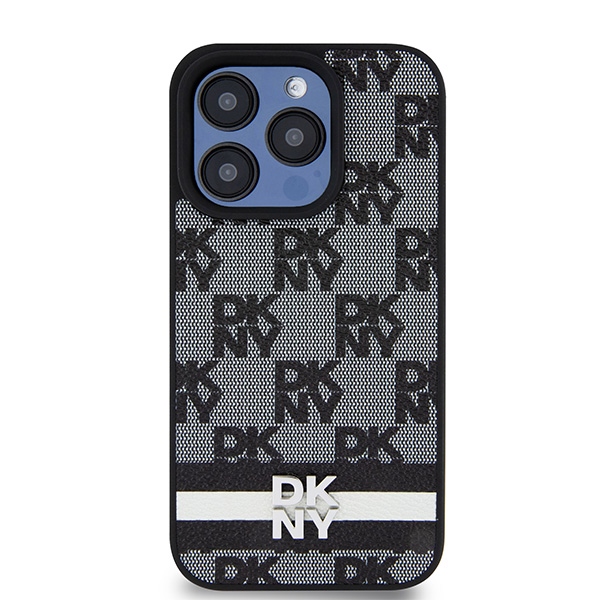 DKNY dėklas iPhone 15 Pro Max – juodas
