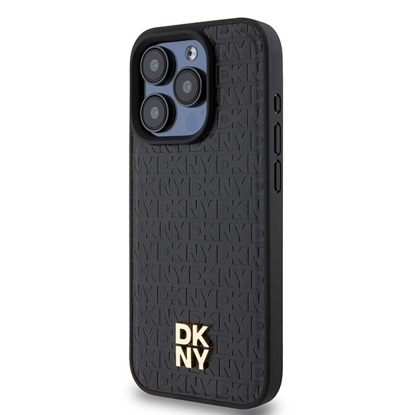 DKNY MagSafe dėklas iPhone 15 Pro – juodas