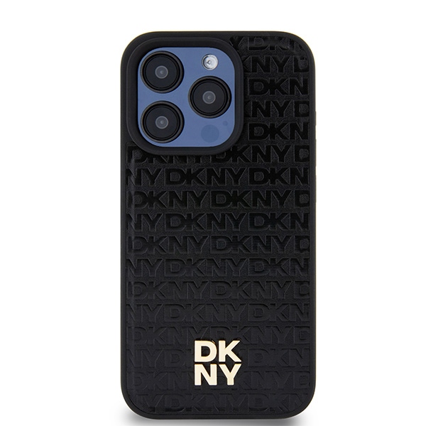 DKNY MagSafe dėklas iPhone 15 Pro – juodas