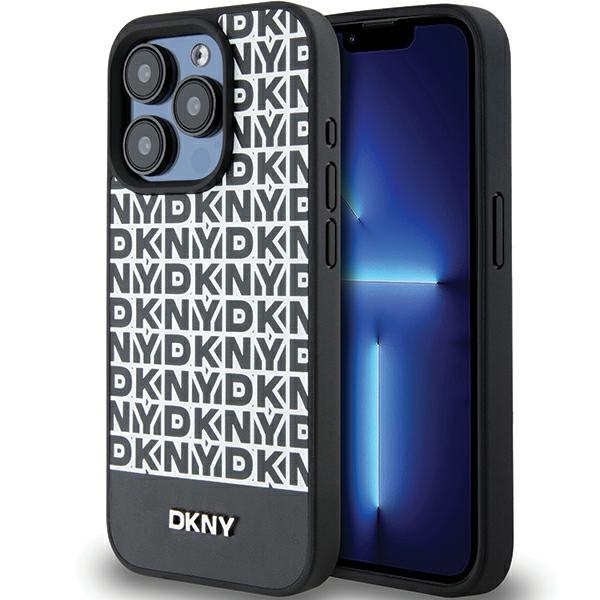 DKNY MagSafe dėklas iPhone 15 Pro – juodas