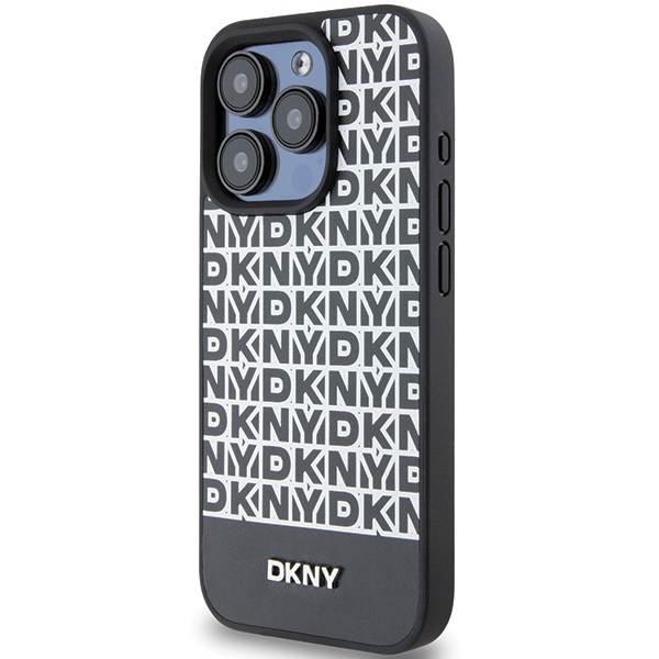 DKNY MagSafe dėklas iPhone 15 Pro – juodas