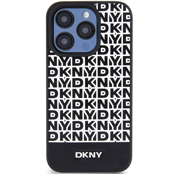 DKNY MagSafe dėklas iPhone 15 Pro – juodas