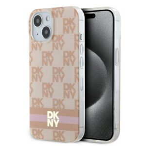DKNY MagSafe dėklas iPhone 15/14/13 – rožinis
