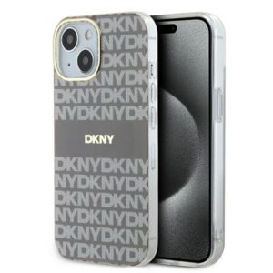 DKNY MagSafe dėklas iPhone 15/14/13 6.1 – smėlinis