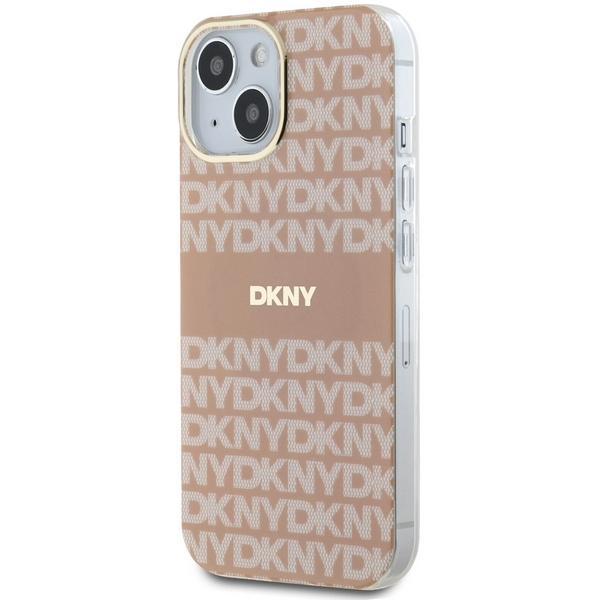 DKNY MagSafe dėklas iPhone 15/14/13 6.1 – rožinis